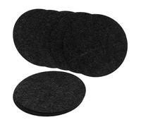 FOMIYES Separadores y Protectores Protegen Cerámica para Ollas y Sartenes de Fieltro Negro, 12 Piezas y Separan Platos Delicados para Almacenamiento y Transporte