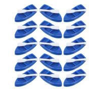 FOMIYES Set de 20 Mini Barcos de Resina Azul con Decoración Náutica para Manualidades Adornos para Pasteles y Jardines de Hadas Modelo de Rústico para Proyectos Creativos