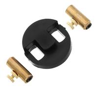 FOMIYES Silenciador Ajustable de Metal para Violonchelo, Juego de 2 Sordinas de Goma y 1 Silenciador para Eliminación de Tono No Deseado, Accesorio para Práctica y Concierto