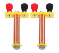 FOMIYES Solenoide Herramienta Didáctica de Física Electromagnético en Forma de T Bobina Cobre y Plástico para Enseñanza Escolar para Experimentos en Circuitos Eléctricos