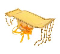 FOMIYES Sombrero de Estilo Tradicional Chino Dorado para Cosplay Adulto, Tocado de Disfraz Antiguo para Fiestas, Actuaciones y Eventos Culturales, Accesorio Único para Representaciones