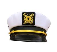 FOMIYES sombrero gorro de capitanes de botes sombrero de cosplay fiesta adulto Hombres sombrero de de yate sombreros Hat Sailor Cap tarjeta de poliéster