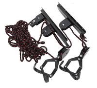 FOMIYES Soporte Colgante para Bicicleta de Ciclismo Gancho para Colgar Bicicletas en Garaje Estructura Metálica Negra Resistente Ahorro de Espacio para Almacenamiento Color Aleatorio