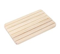 FOMIYES Soporte de Madera para Pendientes con Ranuras Inclinadas Organizador y Exhibidor de Joyas Soporte Grande para Aretes y Anillos para Ordenar y Mostrar Accesorios