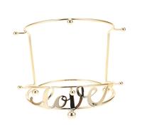 FOMIYES Soporte de Metálico de Organizador de Tiara para Mesa Exhibidor de Accesorios de Boda y Diademas para Tiendas Nupciales y Sesiones Fotográficas