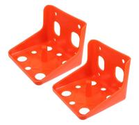 FOMIYES Soporte para Lamer Bloques Minerales para Ganado y Ovejas, Comedero Espesado de Pe, Tamaño Pequeño, 2 Piezas, Accesorio Antideslizante para Suministros de Estilo Estilo Aleatorio