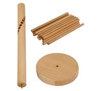 FOMIYES Soporte para Pasta de Madera Beige Resistente y Duradero, Estante Simple y Moderno para Secar Fideos Frescos en Casa o Restaurante