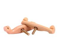 FOMIYES Soporte para Violín Grande Antideslizante de Silicona 2 Piezas, Reposapiés Acolchado Compatible 4/4 y 3/4 para Violinistas Principiantes y Profesionales