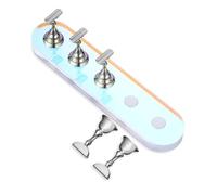 FOMIYES Soporte Simple para Uñas Acrílicas Elegante Acrílico y Fácil Limpiar, Adecuado para Practicar Diseños de Uñas en Salones y Actividades de Nail Art