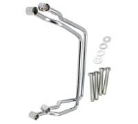 FOMIYES Soportes para Alforjas de Motocicleta 1 Par, Accesorios Moto Resistentes y Estables, Barras de Soporte para Bolsas Laterales, Montaje Seguro para Viajes en Moto