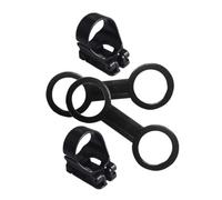 FOMIYES Sujetadores de Silicona para Tubo de Snorkel y Correa de Máscara 4 Piezas 2 Clips Tipo 8 y 2 Clips Automáticos Accesorios de Buceo Compactos y para Equipo de Snorkel