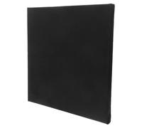 FOMIYES Tablero de Lienzo para Pintar Negro, Tablero de Lienzo de Pintura Acrílica, Madera y Algodón, Superficie Lisa, Apto para Acuarela, Práctica Artística en Casa