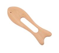 FOMIYES Tablero de Masaje de Madera Forma de Pez Raspador Corporal Ergonómico para Relajación Muscular y Circulación Herramienta para Spa y Personal
