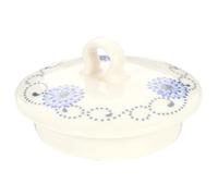 FOMIYES Tapa de Tetera de Cerámica Resistente al Calor, Repuesto para Taza de Té, Borde Liso y Textura Fina, Accesorio para Tetera Porcelana, Adecuado para Uso en Casa y Fiestas