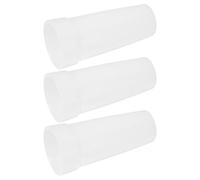 FOMIYES Tapas Difusoras de Luz Suave para Linterna LED S2 S3 S8, Cubiertas Protectoras Resistentes al Agua y Rayos Uv, Difusores para Camping y Uso Exterior, Pack de 3 Piezas
