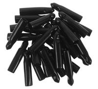 FOMIYES Tapón Hermeticidad 50 Botella Vertedor Piezas de Protector para PVC Negro Bordes Reforzados Fácil de Usar de Vino y Barras en Casa y Disfrute