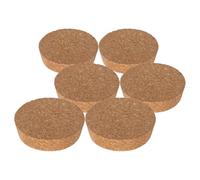FOMIYES Tapones de Corcho Cónicos de Madera Suave 6 Piezas para Tarros de Cristal 90x20x83 Mm sin Orificio, Sellos para Jarrones Hidropónicos y Terrarios, Tapa Hermética para Macetas