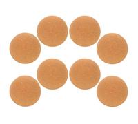 FOMIYES Tapones de Corcho de Madera Blanda Redondos 8 Piezas Esferas de Corcho Pulidas para Botellas de Vino y Licor Tapa Hermética para Decantadores Jarras y Frascos de Vidrio