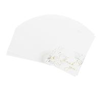 FOMIYES Tarjetas de Felicitación Acuarela Lámina Dorada Tamaño Pequeño 50 Unidades para Agradecimientos Bodas y Celebraciones Obsequios Ideales para Mensajes Personalizados y Eventos