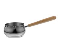 FOMIYES Taza Medidora de Acero Inoxidable para Salsa y Café, Mini Taza para Espresso y Leche Caliente, Diseño Compacto con Vertedor, Adecuado para Cocina y Repostería, 1 Pieza Color Plata