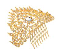 FOMIYES Thai Crown Hair Comb For Women And Lightweight Alloy Ethnic Hair Accessories For Weddings Travel Festivals And Photoshoots