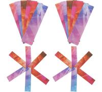 FOMIYES Tiras Adhesivas Sensoriales Antiestrés Textura Rugosa Tamaño 10X25 CM 24 Unidades Calcomanías Creativas para Aliviar Ansiedad y Estrés Uso en Teléfono y Escritorio