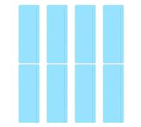 FOMIYES Tiras de Lectura Guiada Azules 8 Unidades para Estudiantes Ayuda Lectura Dislexia Marcadores Superpuestos para Resaltar Texto Soporte Portátil para Libros y Seguimiento Visual