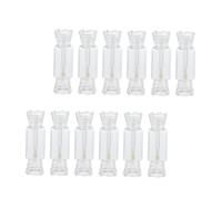 FOMIYES Tubo de Brillo de Labios Transparente para Subenvasado, 12 Unidades, Diseño Ligero y Portátil, Cuerpo para Control de Volumen, Adecuado para Kit Hacer Gloss Labiales en Casa