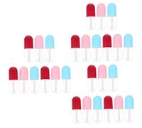 FOMIYES Tubo De Color De 27 Piezas Tubo Vacío Brillos De Labios Transparentes Maquillaje A Granel Máscara Transparente Contenedores De Brillo De Labios Tubo De Lápiz Labial Botellas De