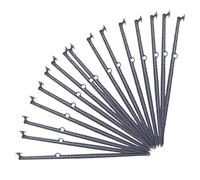 FOMIYES Varillas de Soporte para Riego por Microgoteo 6 Mm, 20 Piezas de Plástico, Estacas Insertables para Jardín y Césped, Accesorio Duradero para Sistemas de Riego Automático