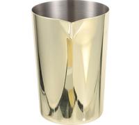 FOMIYES Vaso Mezclador de Cóctel de Acero Inoxidable Baño Dorado, Jarra Mezcladora Grande para Bar y Hogar, Taza Resistente para Preparar Bebidas y Cocteles, Herramienta Profesional