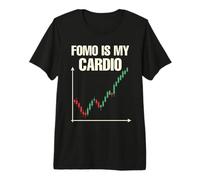 FOMO es mi Cardio - Funny Crypto Stock Investor Camiseta Premium