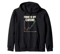 FOMO es mi Cardio - Funny Crypto Stock Investor Sudadera con Capucha