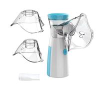 FONCBIEN Nebulizador portátil para Nniños y Adultos, Nebulizador Portatil Aerosoles Nebulizador 2 mascarillas y Boquilla Inhalador de Vapor silencioso