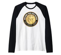 Fond du Lac Banda del Lago Superior Chippewa Tribe Code Talker Camiseta Manga Raglan