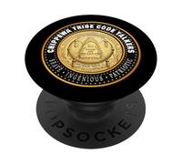 Fond du Lac Banda del Lago Superior Chippewa Tribe Code Talker PopSockets PopGrip Adhesivo