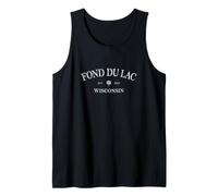 Fond du Lac Wisconsin | Impresión gráfica Fond du Lac WI Camiseta sin Mangas