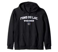 Fond du Lac Wisconsin (Wisconsin) Sudadera con Capucha