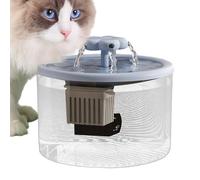 FONDA DEL CATTO - Dispensador automático de agua para mascotas, cuenco circular filtrado | Suministro de agua de gran capacidad con bomba silenciosa, estación de hidratación
