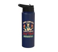 Fonda Lynn Dees Nuts Humor sucio estúpido para hombres adultos vulgar Stainless Steel Insulated Water Bottle