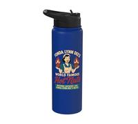 Fonda Lynn Dees Nuts Humor sucio estúpido para hombres adultos vulgar Stainless Steel Insulated Water Bottle