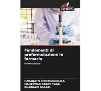 Fondamenti di preformulazione in farmacia