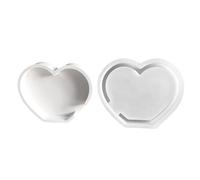 Fondant Molds Set, Mother's Day Silicone Mold, 4,3 x 3,5 in Heart-Shaped Craft Tool, Food-Grade Material, Easy Release Design for Parties, Rooms, Home Decoration, Present Making