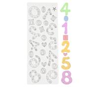Fondant Numbers Mold, Numbers Fondant Baking Mold, Baking Molds For Fondant Postres, Fondant Molds For Numbers, Numbers Molds For Cake Decorating, Postre Fondant Molds, Beginner Baking Molds