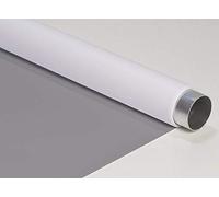 Fondart - Telón de Fondo para Fotografía y Video, Fondo Fotográfico Profesional Reversible, Gris - Blanco, 270 x 305 cm