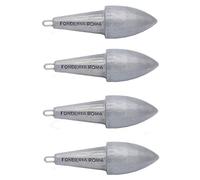 Fonderia Roma Anello Roccotop Anillo INOX, Otros, Gris Plomo, 125 Gr