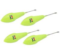Fonderia Roma Astina Plastificato Roccotop con Varilla plastificada fosforescente, Pesca, Extra Amarillo, 75 GR