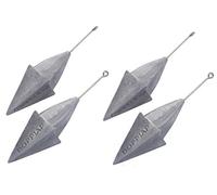 Fonderia Roma Doppia P con Astina Doble p con Varilla, Pesca, Gris Plomo, 50 Gr
