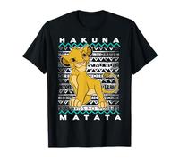 Fondo artístico de Hakuna Matata Simba sobre el rey león de Disney Camiseta