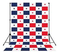 Fondo con estampado de bandera de Panamá para fotografía, retrato, sesión de fotos, accesorios de estudio fotográfico y fiesta
